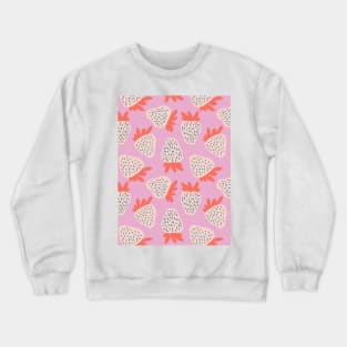 White strawberries Crewneck Sweatshirt